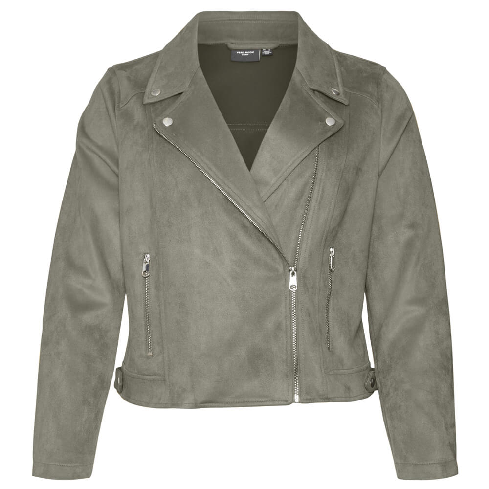 Vero Moda Curve Jose Faux Suede Jacket